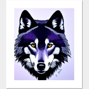 wolf lover Posters and Art